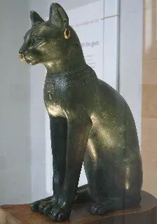 egyptian cat god in the british museum