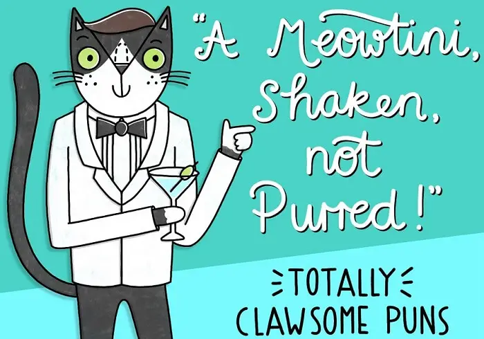 meowtini shaken not purred