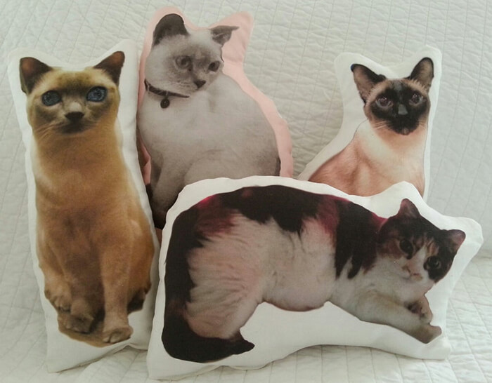custom cat pillows