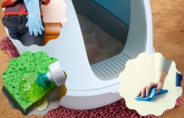 how to clean a cat litter box