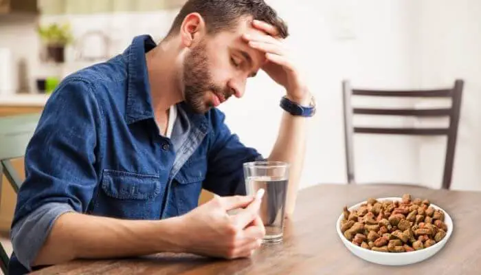 will eating cat food make you ill